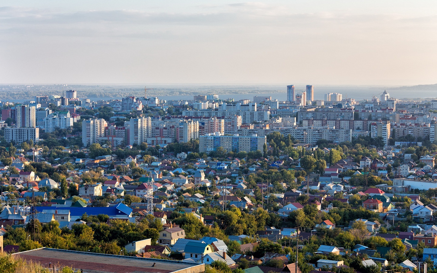 Саратов со смотровой площадки