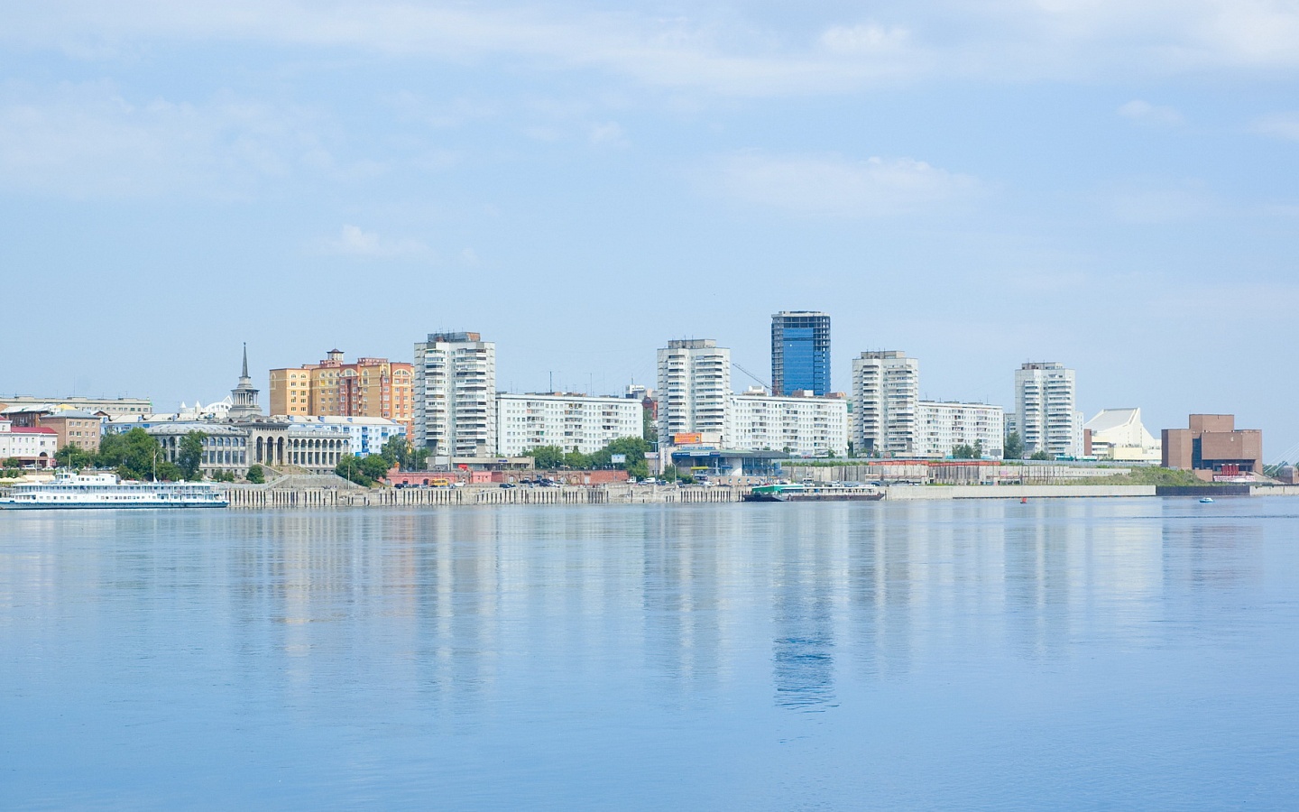 Красноярск. Левый берег. Центр города